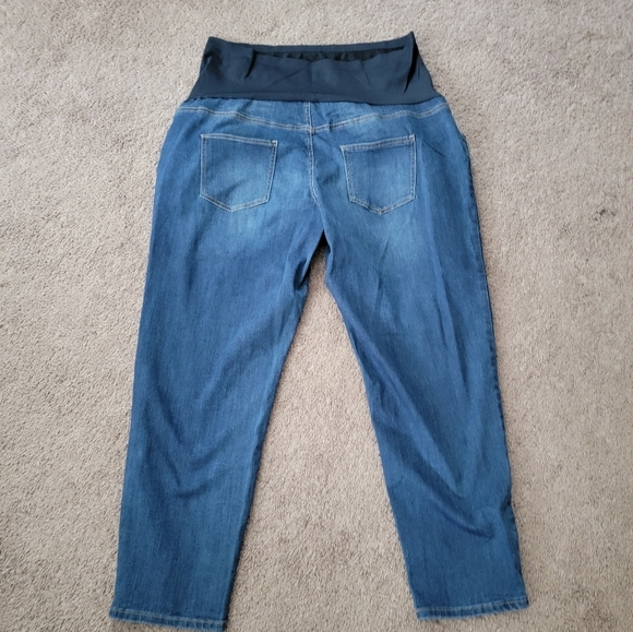 Time and Tru Maternity Jeans XXL 2XL 20 Medium Wash Plus Stretch - Picture 6 of 6